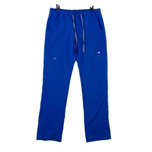 Figs Cairo Cargo Scrub Pants Mens Sz Medium Royal Blue Medical Veterinarian